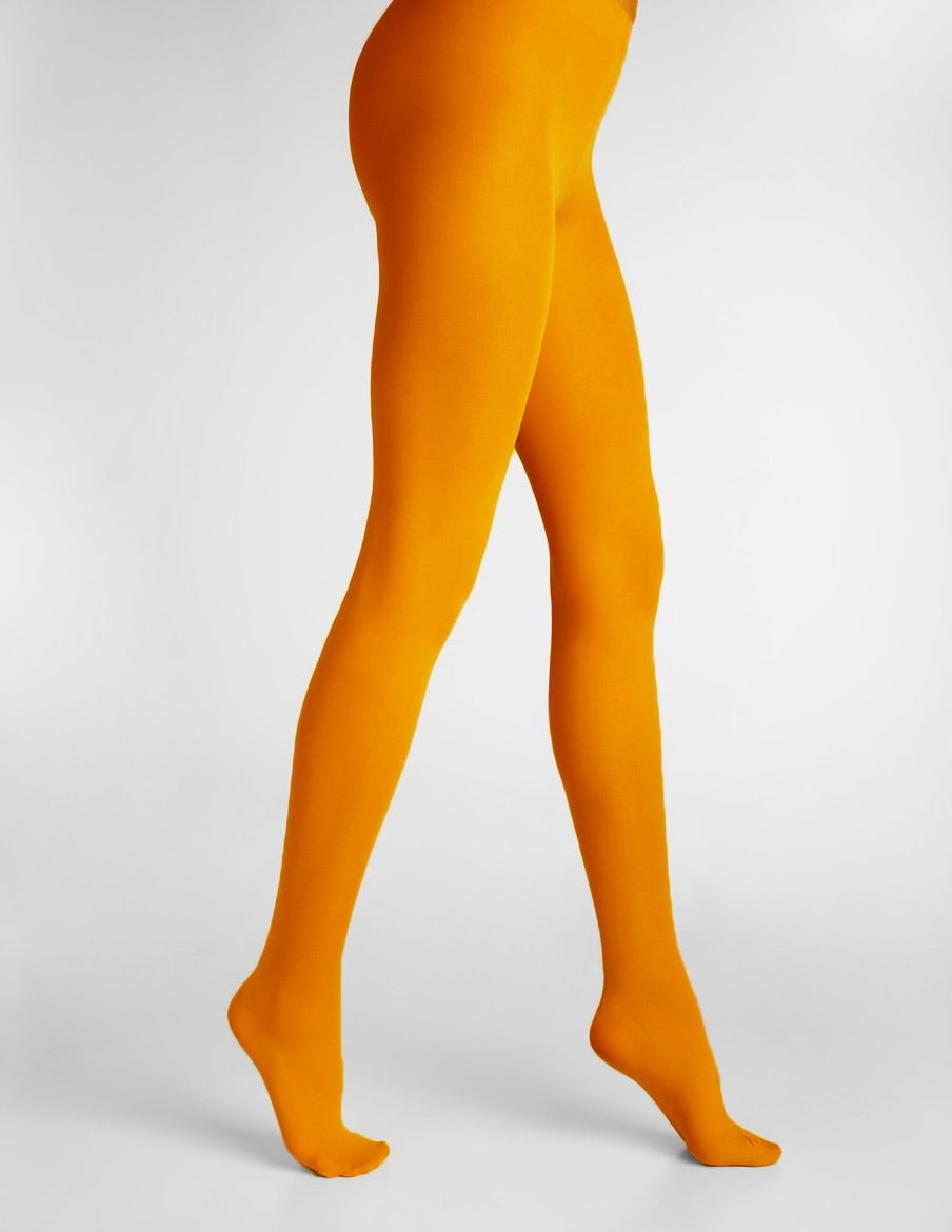 ORANGE 40 Den. Bio-Degradable Tights with ALOE VERA