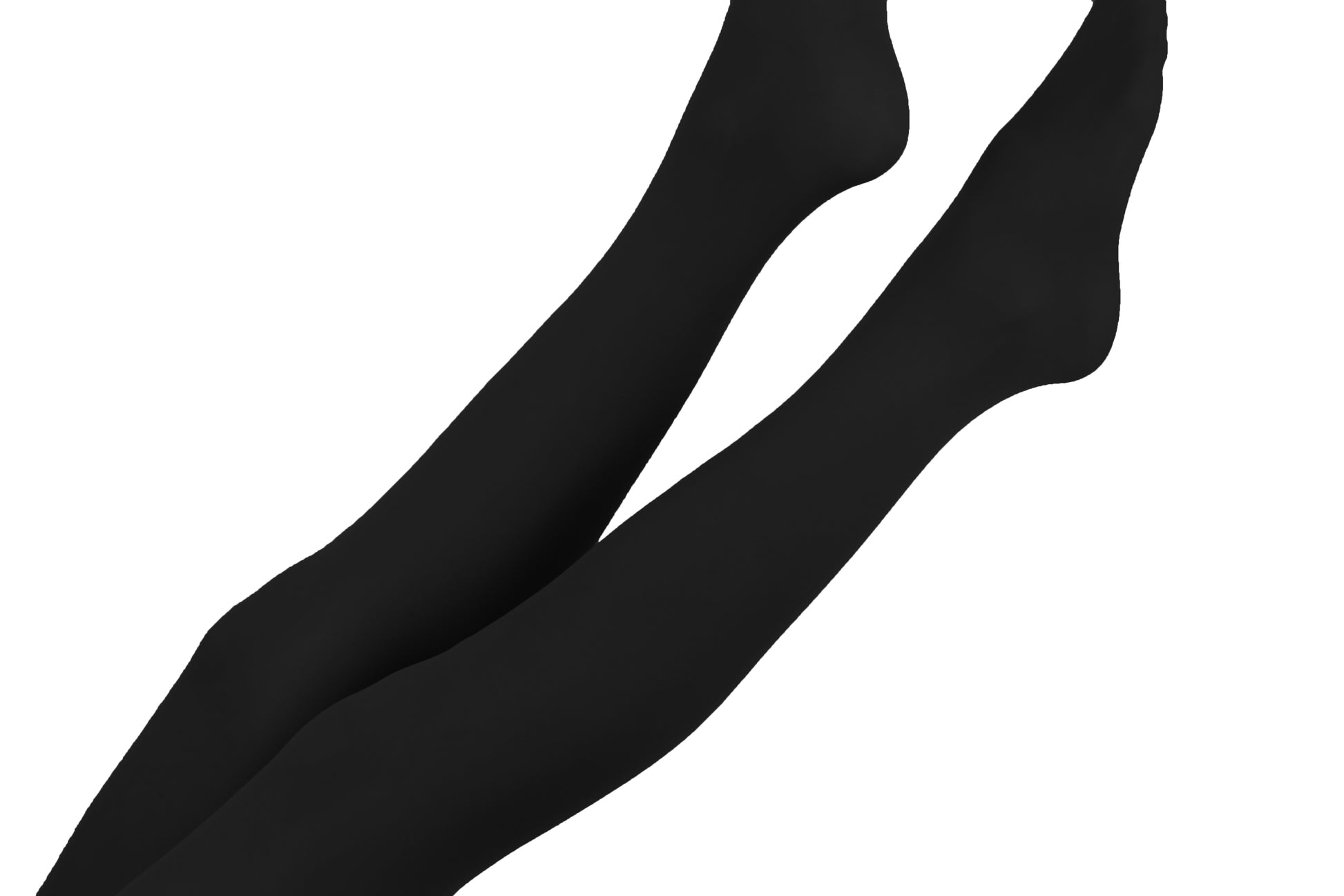 Black tights 40 den semi sheer biodegradable Aloe Vera hosiery ladder free tights